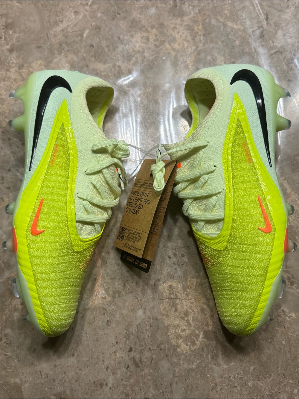 New Nike Phantom 6 Low Elite Firm-Ground soccer cleats in a Limelight